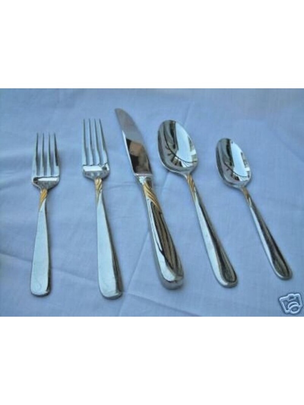 NEW Yamazaki MILLENIUM Gold Accent 5 pc Placesetting- Authorized Dealer